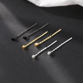 耳饰女 潮耳环小众夏季 巷南 925纯银几何高级感耳线2025年新款