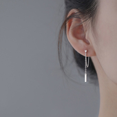 巷南 925纯银链条耳钉夏季 流苏耳环2026新款 爆款 耳坠耳饰品女