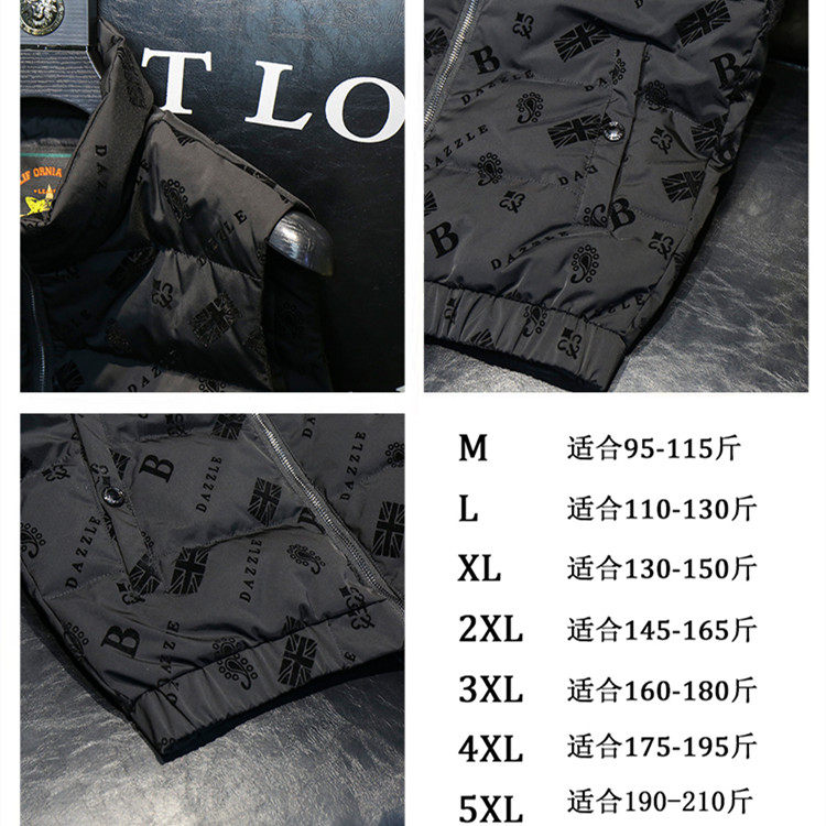유럽의 하이 엔드 트렌디 브랜드 겨울 다운 조끼 남자 2022 새로운 따뜻한 조끼 조끼 패션 자켓 남성용