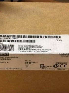 非实价议价议价S7-300PLC CPU315T-2DP中央处理器6ES7315-6TH13-0