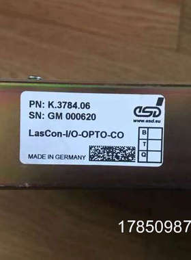 议价罗芬 ROFIN OPTO-CO控制器 LasCon-I/O-OPTO-CO K.3784.06 ES