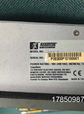 议价AXIOMTEK P1123 SN:P32305P12100001 SBC82673 REV.A2 工业触