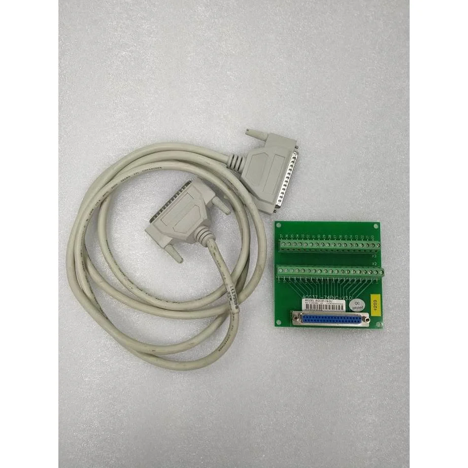 非实价议价议价Leadtech  ACC37-74-SJ 端子板带连接线 原装拆机