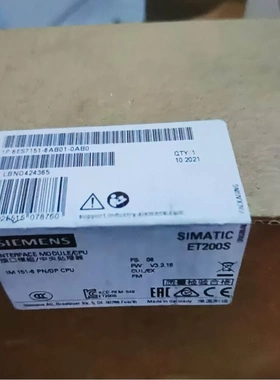 非实价议价议价6ES7151-8AB00-0AB0ET200S, IM151-8 PN/DP CPU, 1