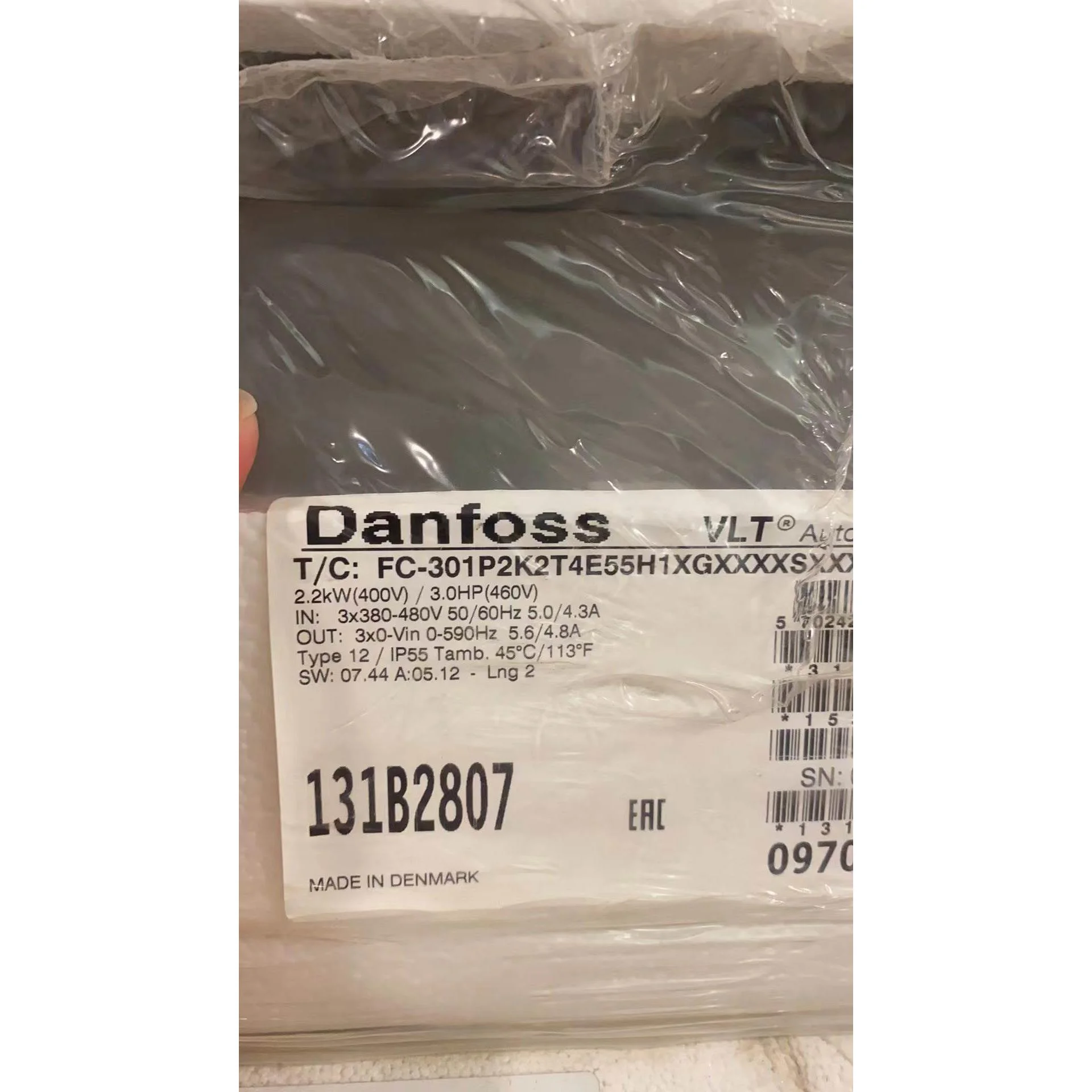 非实价议价议价FC-102P1K1T4E20H 全新原装丹佛斯变频器非实价议