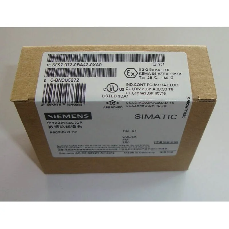 非实价议价议价PROFIBUS DP连接器/接头6ES7972-0BA42/OBA42-0XA0