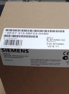 非实价议价议价6ES7313-5BF03-0AB0S7-300CPU313C模块6ES7 313-5B