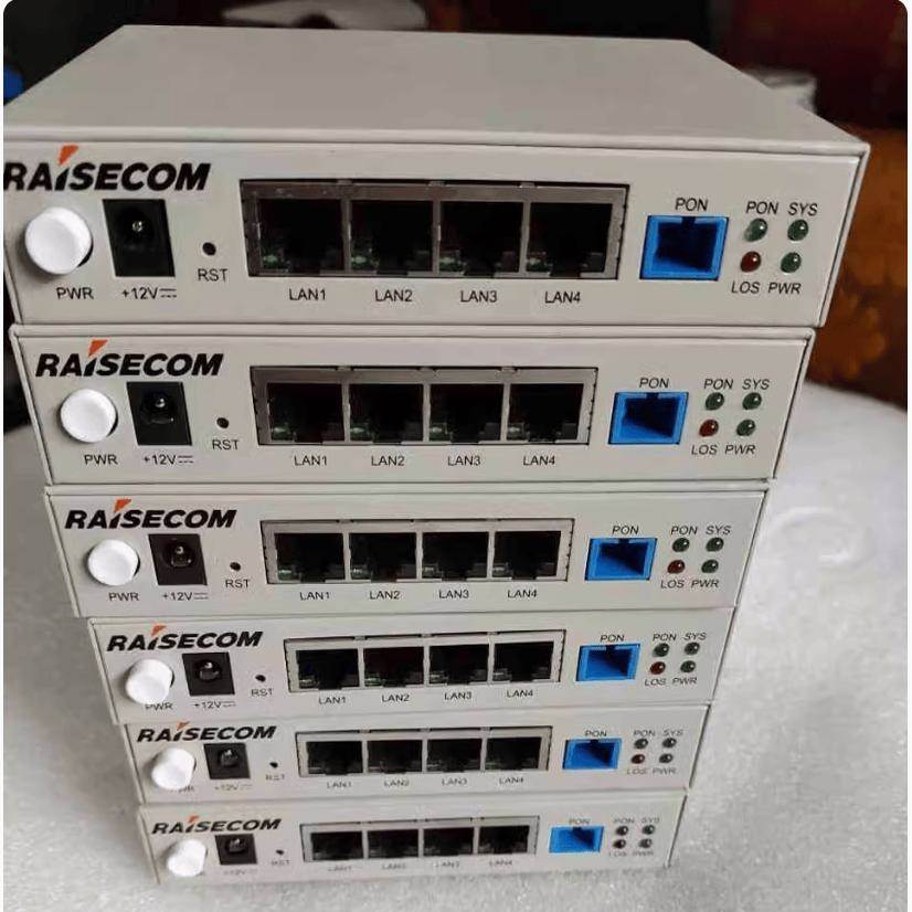 议价议价二手RAISECOM ISCOM5104G-GP-HB GPON ONU 4口光议价议价