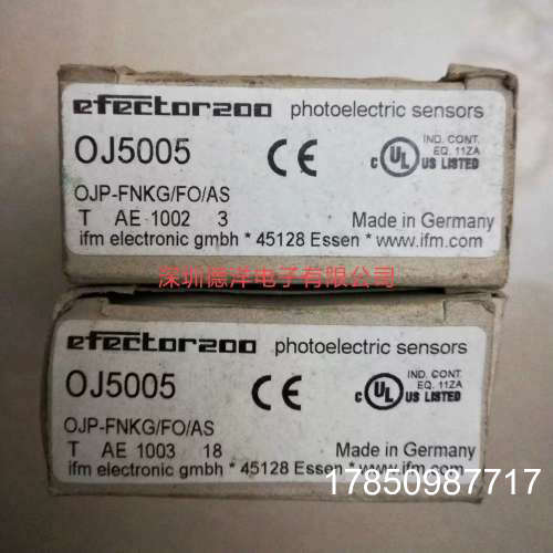 议价德国IFM易福门光电开关OJ5005 OJP-FNKG/FO/AS 议价