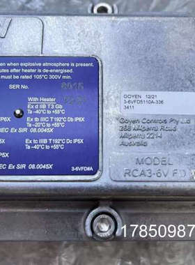 议价GOYEN 3-6VFD5110A-336防爆组装盒GOYEN CA62MR脉冲阀议价