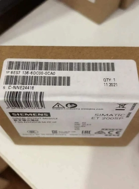 非实价议价议价6ES7 136 6ES7136-6DC00-0CA0F-DQ8X24VDC/0.5A PP