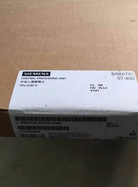 非实价议价议价6ES7416-2FN05-0AB0CPU416F-2,2.8M程序内存/2.8M