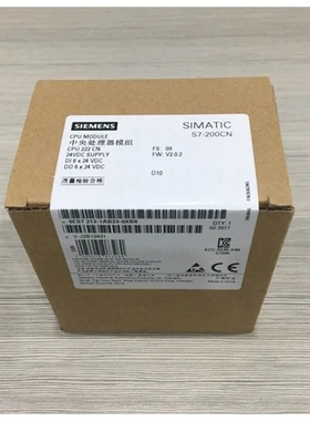 非实价议价议价S7-200 CPU222 DC/DC/DC 8输入/6输出6ES7212-1AB2