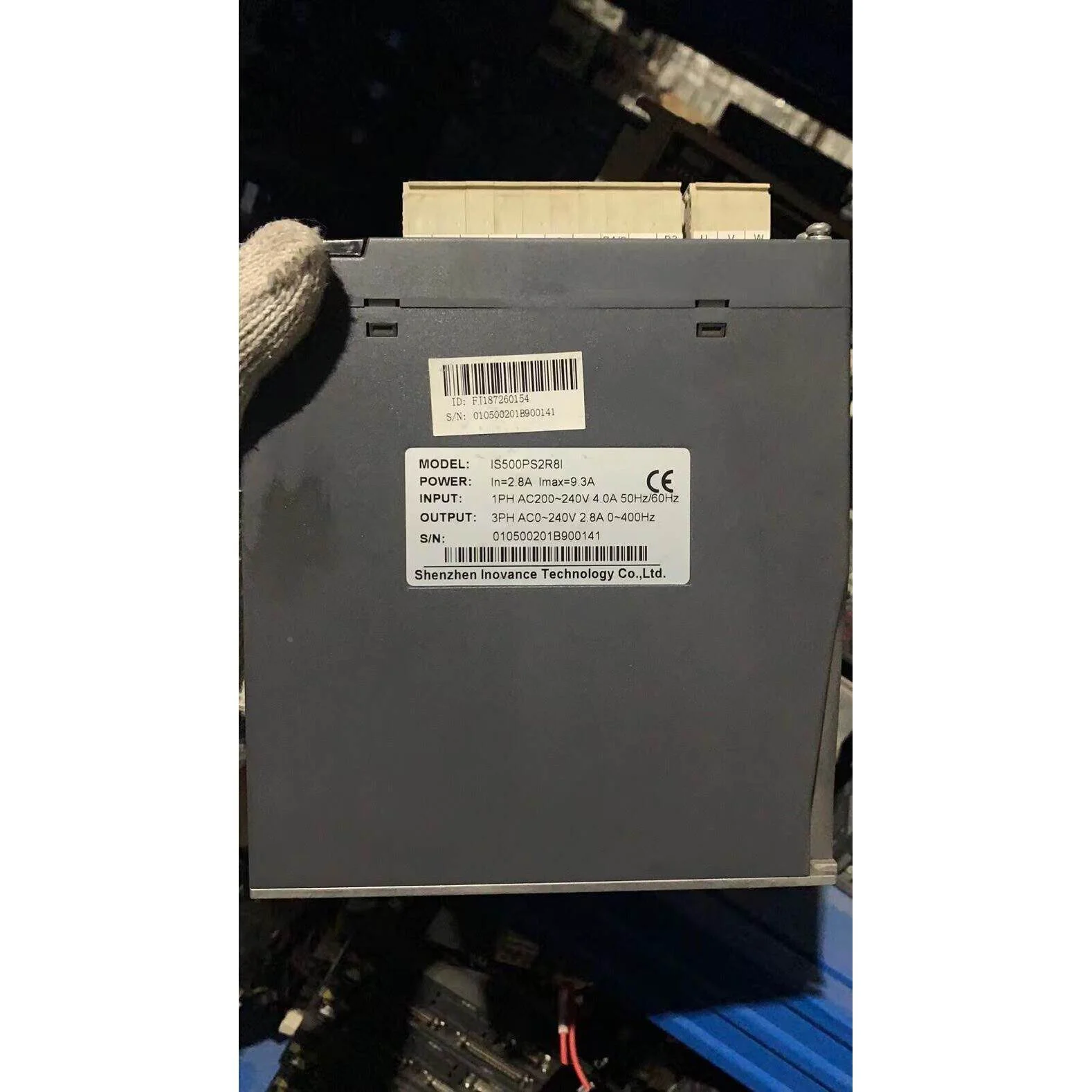 非实价议价议价询价汇川拆机伺服电机lS500PS2R81＋ISMH1-40B3议