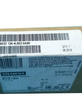 非实价议价议价6ES7134-4LB02-0AB0原装 ET200S 模拟输入6ES71344