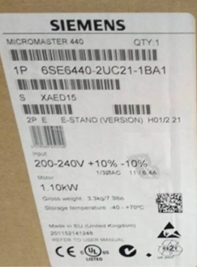 非实价议价议价6SE6440-2UC21-1BA1MM440变频器1.1KW 6SE64402UC2