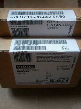 非实价议价议价ET200S 2AO模拟量输出模块6ES7135-4GB52-0AB0/OAB