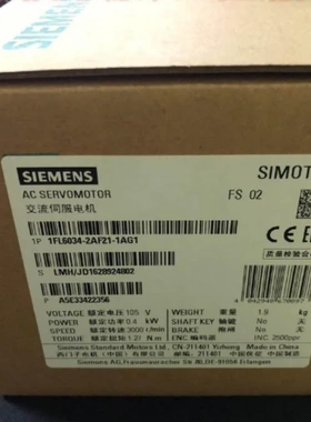 非实价议价议价1FL60342AF211AG1V90电机0.4千瓦1FL6034-2AF21-1A