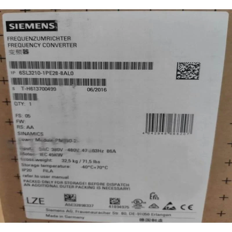 非实价议价议价6SL3210-1PE28-8AL0/8ALOG120变频器 37kW功率模块