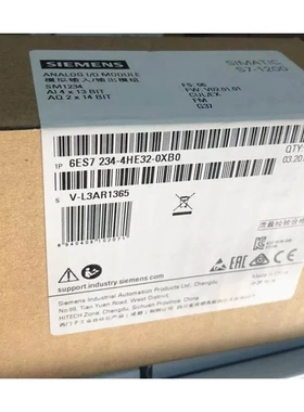 非实价议价议价SM1234 模拟量输入输出模块 4AI/2AO 6ES7234-4HE3