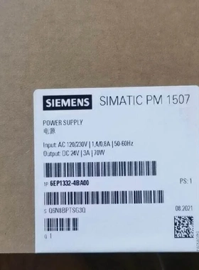 非实价议价议价6EP1 332-4BA00PM 1507 24 V/3 A 电源6EP1332-4BA