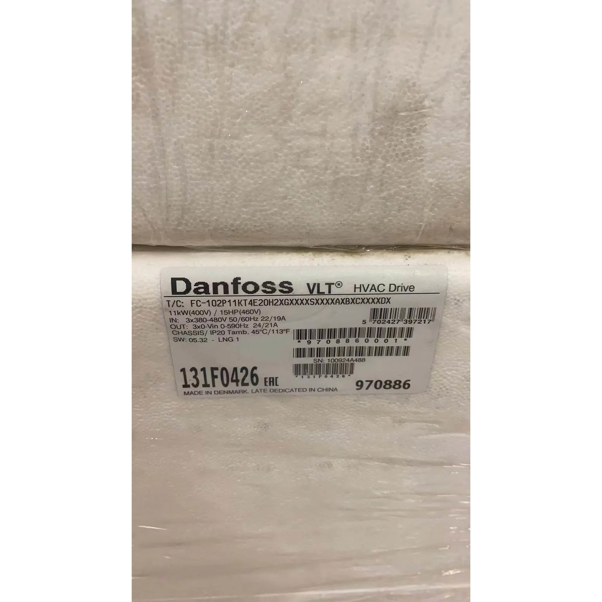 非实价议价议价FC-102P15KT4E20H 全新原装丹佛斯变频器非实价议