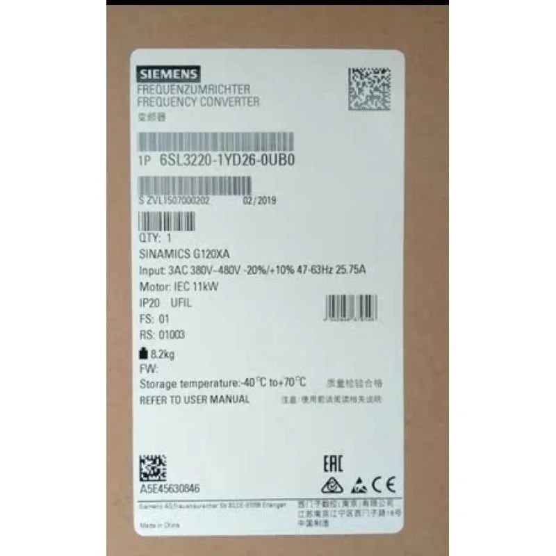 非实价议价议价6SL3220-1YD26-0CB0/OCBO11kW 三相 G120XA变频器