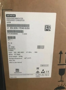 非实价议价议价6SL3220-1YD40-0UB0/OUBO55kW 三相 G120XA变频器