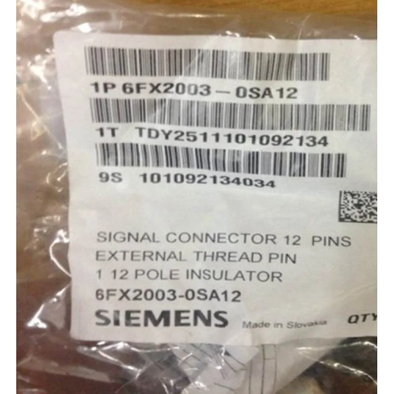 非实价议价议价信号连接器12针外螺纹销编码器插头6FX2003-0SA12