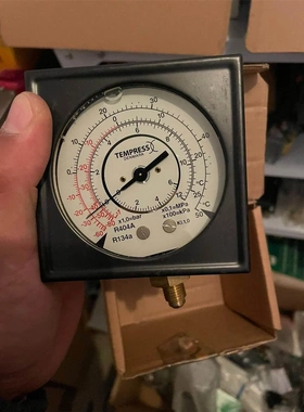 非实价议价议价TEMPRESS压力表R404A， R134A，压力表全新非实价