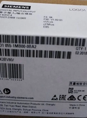 非实价议价议价LOGO!DM8 12/24R数字模块6ED1055-1MB00/1MBOO-0BA