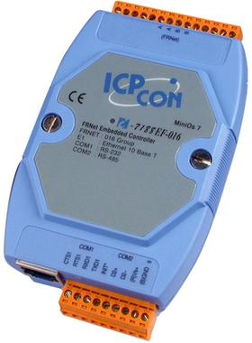 非实价议价议价I-7188EFD-016 带显示MiniOS7型以太网控制器,COM*