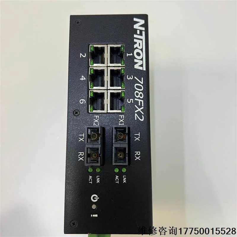 非实价议价议价恩创N-TRON工业交换机708FX2-SC，装机未使用，需