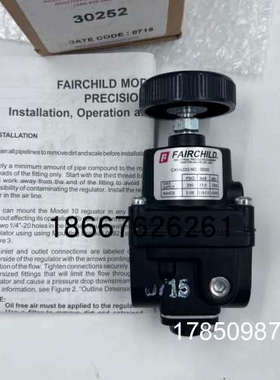 议价美国仙童FAIRCHILD调压阀Z15895-16253/30252/242/10212L/102
