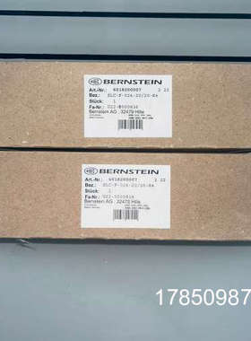 议价6018200007 SLC-F-024-20/20-R4 BERNSTEIN 博恩斯坦门锁议价