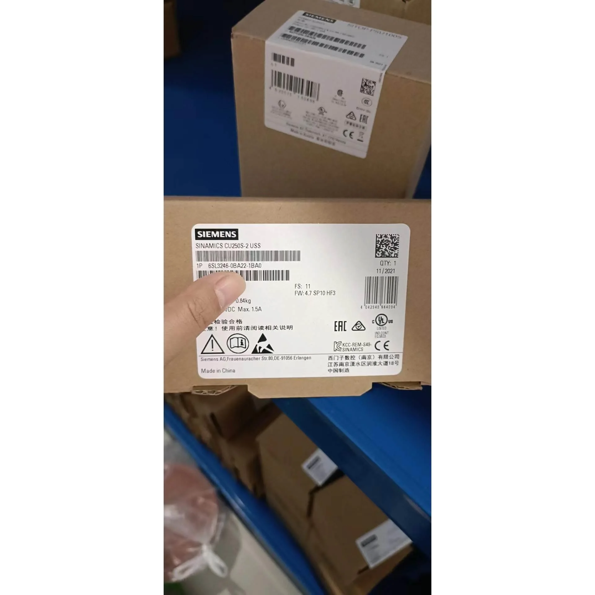 非实价议价议价全新原装G120 控制单元CU250S-2 DP 6SL3246-0BA22