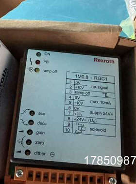议价Rexroth力士乐1M0.8-RGC1 模块，0811405126，原厂，议价议价