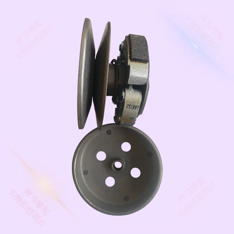 适用铃木 UY125TUE125优友UU125T原装后皮带盘驱动离合器传动轮