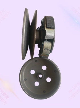 适用铃木 UY125TUE125优友UU125T原装后皮带盘驱动离合器传动轮