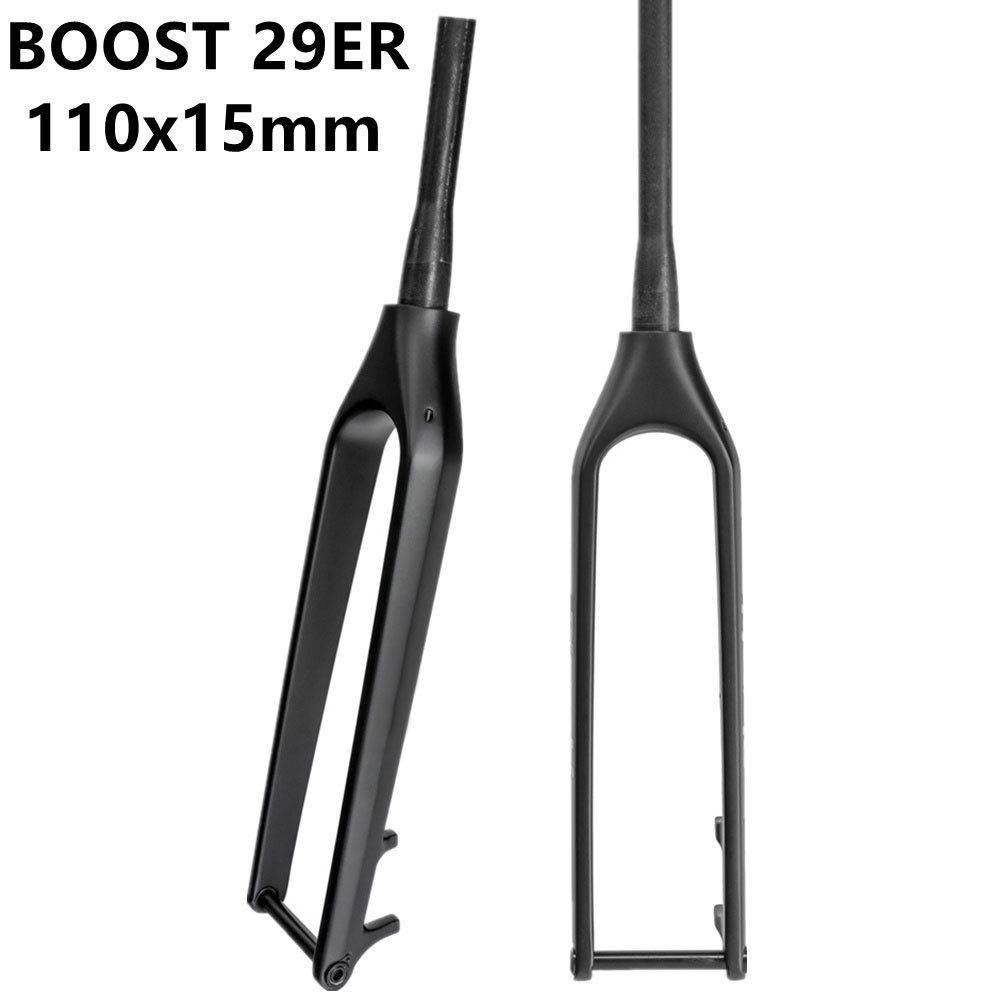 碳纤维boost前叉硬叉山地自行车越野桶轴前叉29寸开档110mm
