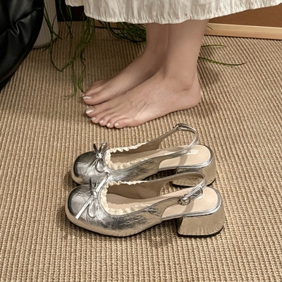 法式绝美不累脚玛丽珍凉鞋