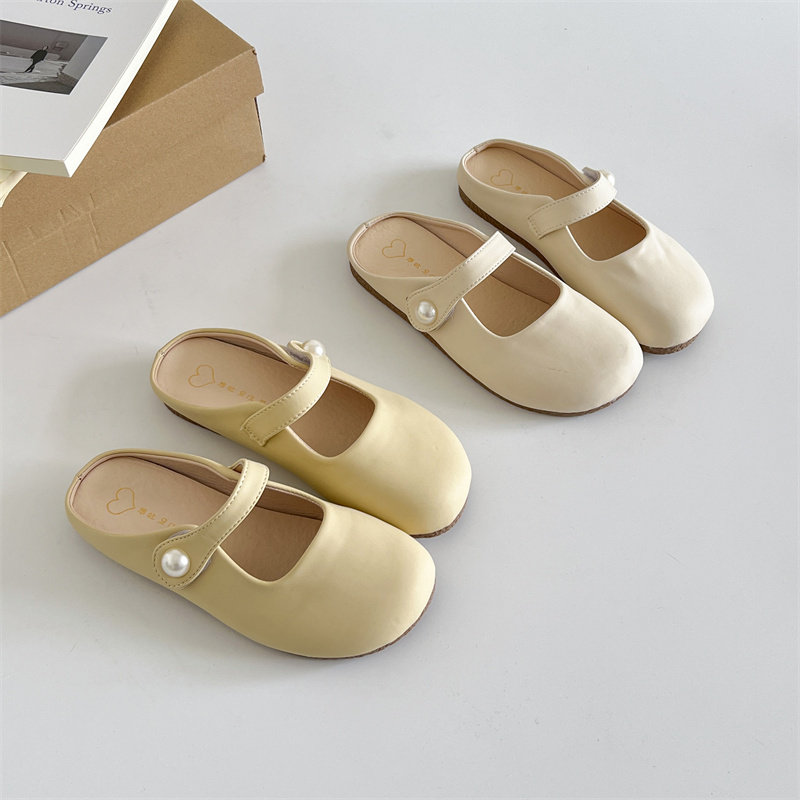 2025新款法式温柔平底软底拖鞋女外穿玛丽珍女鞋包头半拖鞋配裙子,女鞋,包头拖,淘宝优惠券,粉丝福利购,淘宝优惠卷