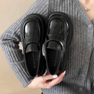 乐福鞋女2025新款软底不累脚单鞋