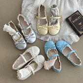 LO日系百搭圆头软底小皮鞋 子jk平底鞋 女配裙子玛丽珍女鞋 洛丽塔鞋