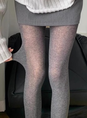 【3双装】miu里miu气高透连裤wa！初秋穿非常合适~配灰色毛衣开衫