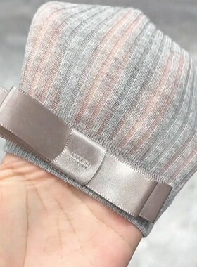 【3双装】MlU系芭蕾风立体蝴蝶结可堆堆网眼镂空jk公主风中筒袜子