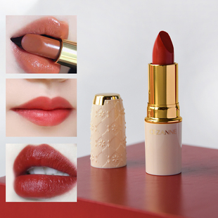 滋润407 白管口红唇膏保湿 日本CEZANNE 倩丽倩诗丽口红白胖子保湿