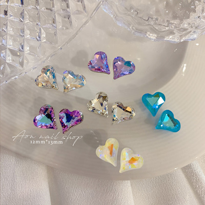 qjforu小猴子美甲施华洛世奇k9