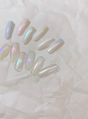 AONNAIL固态极光粉6色仙女粉偏光粉霓虹粉百搭月光石魔镜粉不飞粉