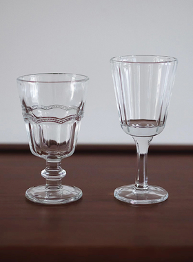 朴简杂货 网红玻璃高脚杯红酒杯香槟杯果汁饮料杯 8491